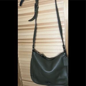 Coach Shoulder Bag Forest Green